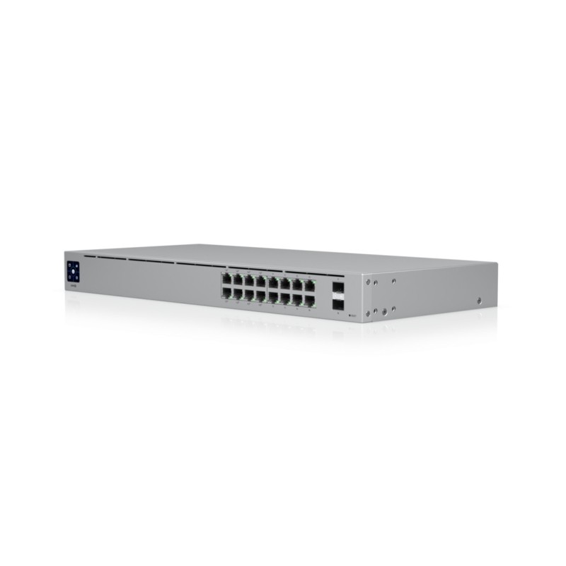 STIKALO 16-PORT + 2x SFP Ubiquiti USW-16-PoE 100/1000 PoE (USW-16-POE) UBIQUITI STIKALO 16-PORT + 2x SFP Ubiquiti USW-16-PoE 100/1000 PoE (USW-16-POE)