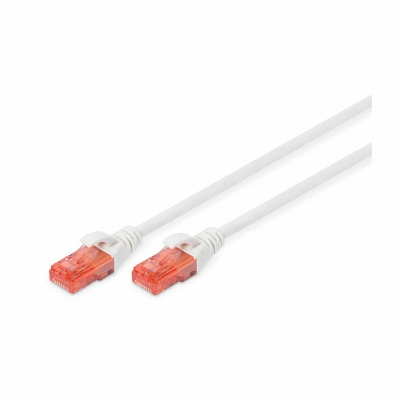 KABEL PATCH UTP Cat 6 0,50m RJ45 1Gbit Digitus - bel (DK-1617-005/WH) Digitus KABEL PATCH UTP Cat 6 0,50m RJ45 1Gbit Digitus - bel (DK-1617-005/WH)