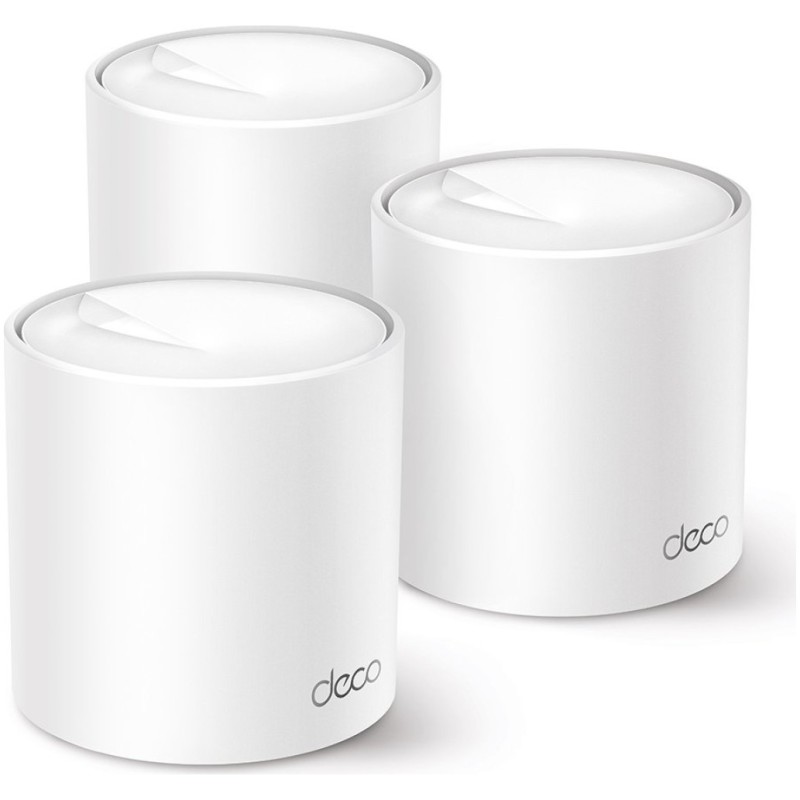 Usmerjevalnik brezžični mrežni sistem TP-Link WiFi6 802.11ax AX3000 3000Mbit/s MESH 3xLAN 2x notranja antena (Deco X50(3-pack)) TP-LINK Usmerjevalnik brezžični mrežni sistem TP-Link WiFi6 802.11ax AX3000 3000Mbit/s MESH 3xLAN 2x notranja antena (Deco X50(3-pack))