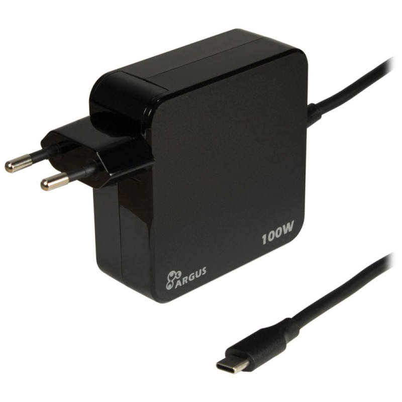 Hišni polnilec 100-240V => 1x USB-C 100W PD 1,80m PD-2100 črn Inter-Tech Inter-Tech Hišni polnilec 100-240V => 1x USB-C 100W PD 1,80m PD-2100 črn Inter-Tech