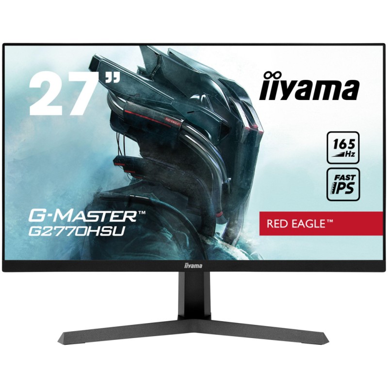 Monitor Iiyama 68,6 cm (27,0) G2770HSU-B1 1920x1080 Gaming 165Hz IPS 0,8ms HDMI DisplayPort 2xUSB2.0 Zvočniki FreeSync Premium 2xUSB2.0 G-master RedEagle Iiyama Monitor Iiyama 68,6 cm (27,0) G2770HSU-B1 1920x1080 Gaming 165Hz IPS 0,8ms HDMI DisplayPort 2xUSB2.0 Zvočniki FreeSync Premium 2xUSB2.0 G-master RedEagle