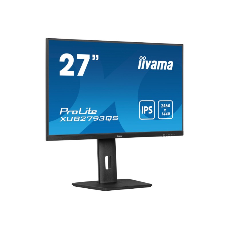 Monitor Iiyama 68,6 cm (27,0) XUB2793QS-B6 2560x1440 100Hz IPS 1ms HDMI DisplayPort Pivot Zvočniki sRGB96% AdaptiveSync ProLite Iiyama Monitor Iiyama 68,6 cm (27,0) XUB2793QS-B6 2560x1440 100Hz IPS 1ms HDMI DisplayPort Pivot Zvočniki sRGB96% AdaptiveSync ProLite