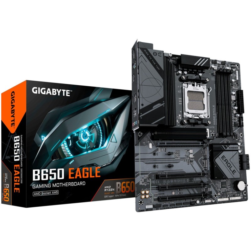 Osnovna plošča AM5 GigaByte B650 EAGLE ATX 1xHDMI 2.1 1xDisplayPort 1.4 GIGABYTE Osnovna plošča AM5 GigaByte B650 EAGLE ATX 1xHDMI 2.1 1xDisplayPort 1.4