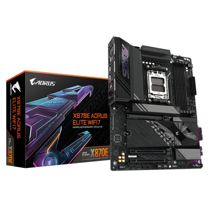 Osnovna plošča AM5 GigaByte X870E AORUS ELITE WIFI7 ATX 1xHDMI 2.0 GIGABYTE Osnovna plošča AM5 GigaByte X870E AORUS ELITE WIFI7 ATX 1xHDMI 2.0