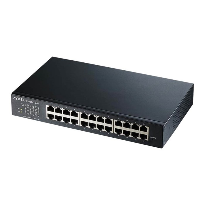 STIKALO 24-PORT ZyXEL Smart 10/100/1000 Managed (GS1900-24E-EU0103F) STIKALO 24-PORT ZyXEL Smart 10/100/1000 Managed (GS1900-24E-EU0103F)