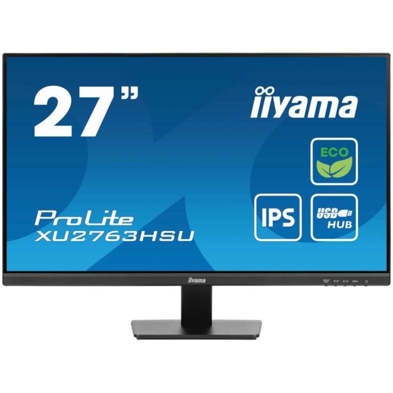 Monitor Iiyama 68,6 cm (27,0) XU2763HSU-B1 1920x1080 100Hz IPS 3ms HDMI DisplayPort 2xUSB3.2 Zvočniki 3H sRGB96% FreeSync ProLite Iiyama Monitor Iiyama 68,6 cm (27,0) XU2763HSU-B1 1920x1080 100Hz IPS 3ms HDMI DisplayPort 2xUSB3.2 Zvočniki 3H sRGB96% FreeSync ProLite