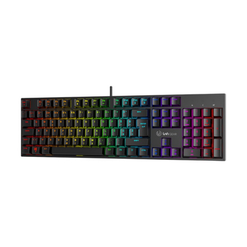 Gaming Tipkovnica Žična UVI GREED V2 SLO | SLO gravura črna RGB (UVIGREEDV2) UVI Gaming Tipkovnica Žična UVI GREED V2 SLO | SLO gravura črna RGB (UVIGREEDV2)