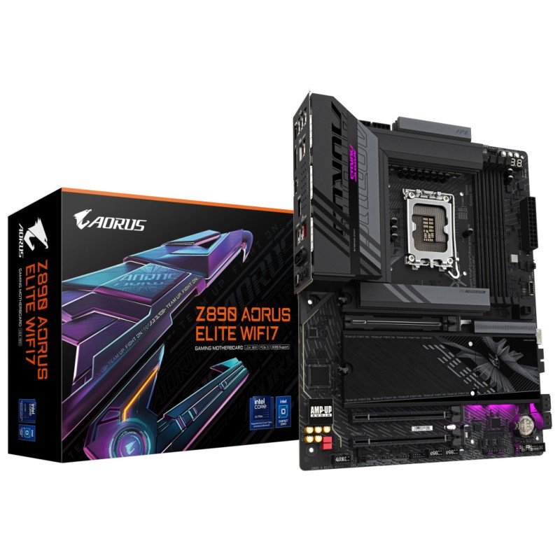 Osnovna plošča LGA1851 GigaByte Z890 Aorus Elite WIFI7 ATX 1xDisplayPort GIGABYTE Osnovna plošča LGA1851 GigaByte Z890 Aorus Elite WIFI7 ATX 1xDisplayPort