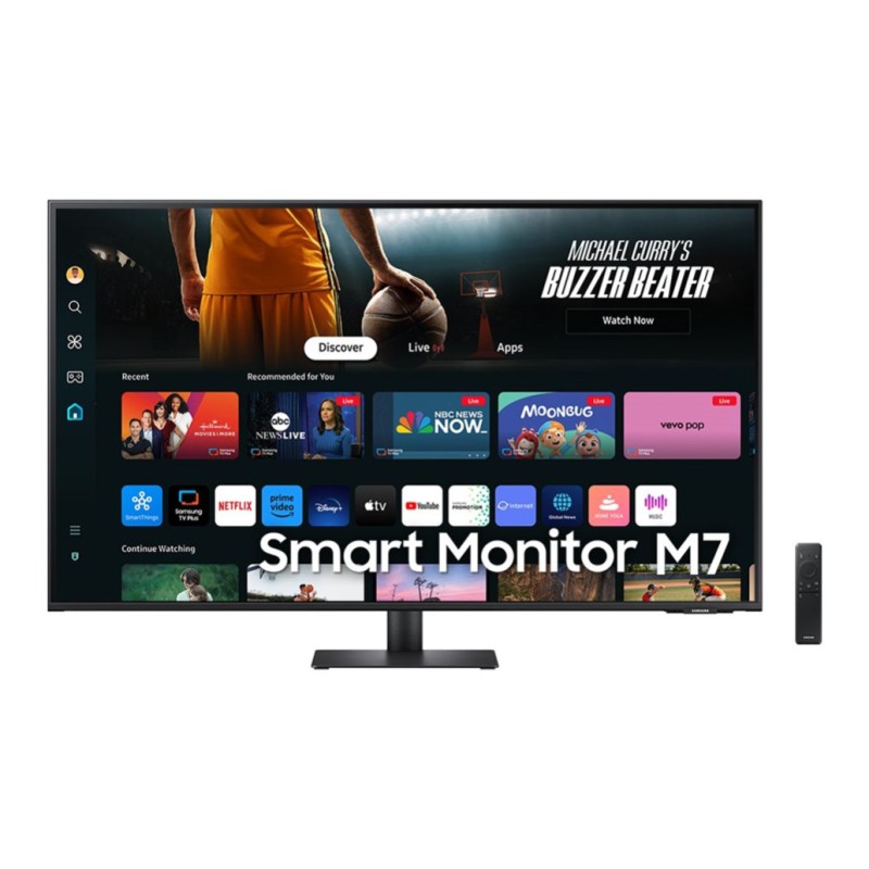 Monitor Samsung 109,2 cm (43,0) S43DM702UU 3840x2160 Smart TV Tizen VA 4ms 2xHDMI USB-C 65W USB Zvočniki 2x10W NTSC72% BT WiFi HDR10 Smart M7 SAMSUNG Monitor Samsung 109,2 cm (43,0) S43DM702UU 3840x2160 Smart TV Tizen VA 4ms 2xHDMI USB-C 65W USB Zvočniki 2x10W NTSC72% BT WiFi HDR10 Smart M7