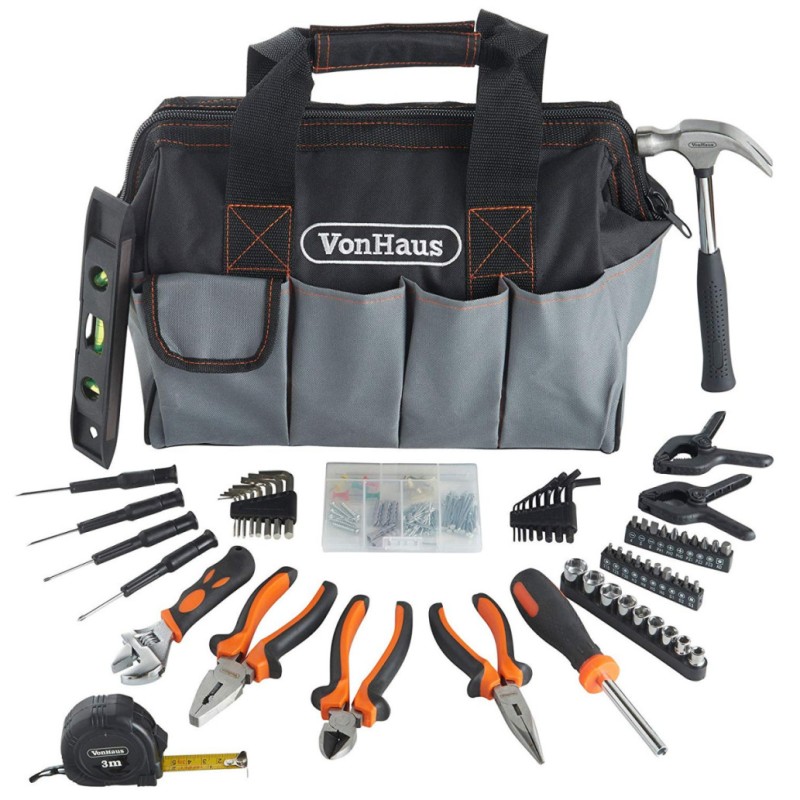 Set orodja VonHaus + Torba 92-delni - (15/251) VONHAUS Set orodja VonHaus + Torba 92-delni - (15/251)