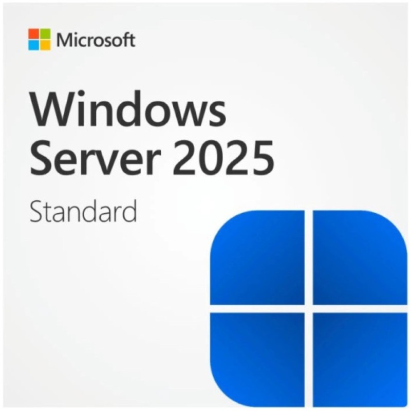 DSP Windows Server Standard 2025, 16 Core 64bit DVD, angleški MICROSOFT DSP Windows Server Standard 2025, 16 Core 64bit DVD, angleški