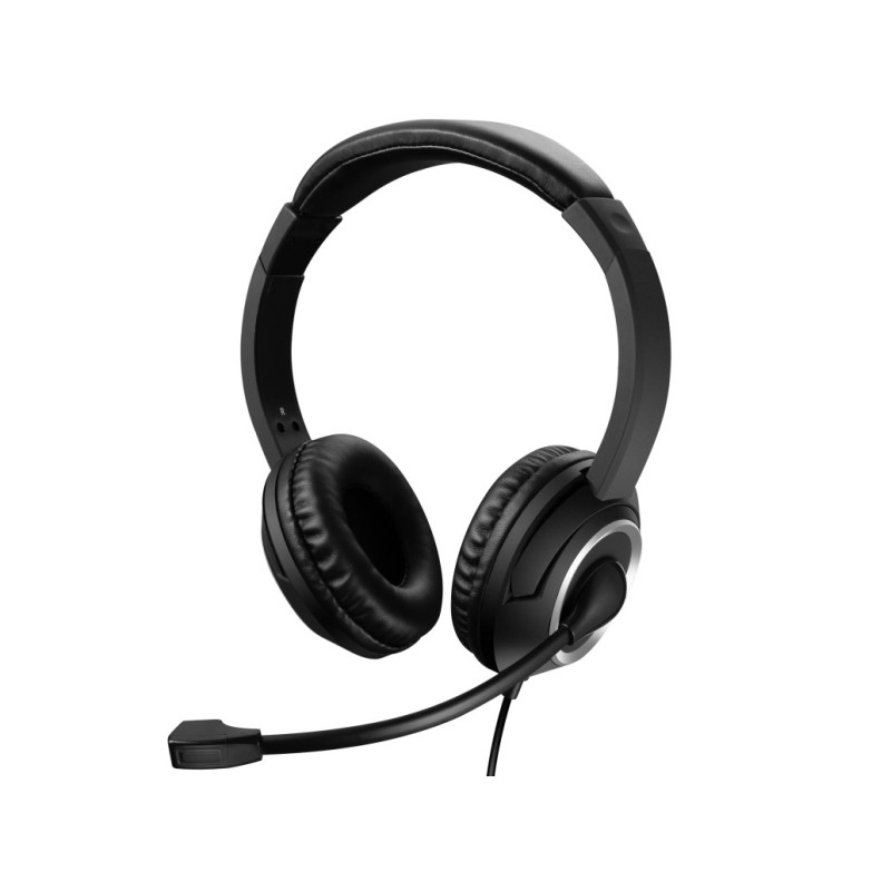 Slušalke žične Sandberg naglavne 1x3,5mm MiniJack Headset črne (126-15) SANDBERG Slušalke žične Sandberg naglavne 1x3,5mm MiniJack Headset črne (126-15)