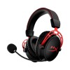 Slušalke brezžične HP naglavne z mikrofonom USB sprejemnik HyperX Cloud Alpha Wireless črna-rdeča (4P5D4AA)
