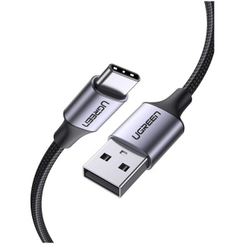 Kabel USB-C => USB-A 2.0 0,25m QC3 UGREEN črn (60124)UGREEN USB 2.0 A na USB-C kabel 0.25m (črn) - polybag Kabel USB-C => USB-A 2.0 0,25m QC3 UGREEN črn (60124)UGREEN USB 2.0 A na USB-C kabel 0.25m (črn) - polybag