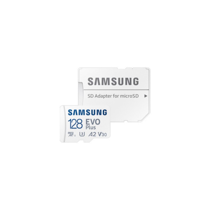 Spominska kartica SDXC-Micro 128GB Samsung Evo Plus 160MB/s/U3 V30 UHS-I +adapter (MB-MC128SA/EU) SAMSUNG Spominska kartica SDXC-Micro 128GB Samsung Evo Plus 160MB/s/U3 V30 UHS-I +adapter (MB-MC128SA/EU)