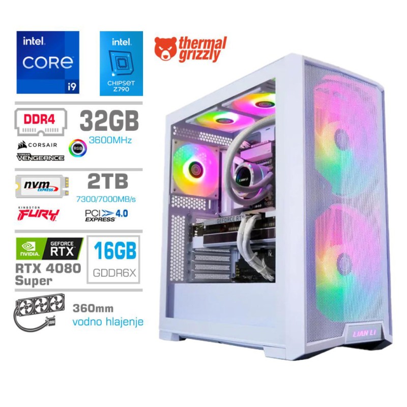 Računalnik MEGA TWR S10 i9-13900K/RTX4080 Super/32GB/2TB-4.0/1000W/Brez OS/bel RGB MEGA Računalnik MEGA TWR S10 i9-13900K/RTX4080 Super/32GB/2TB-4.0/1000W/Brez OS/bel RGB