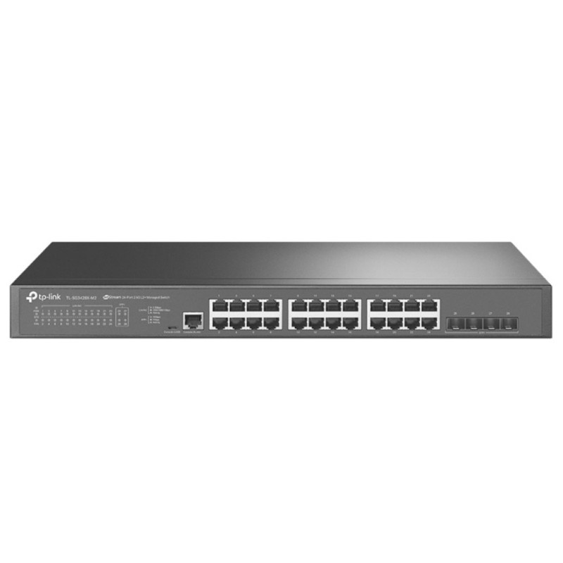 STIKALO 24-PORT 4x SFP+ TP-Link JetStream 10Gbp/s 2,5Gbp/s Managed (TL-SG3428X-M2) TP-LINK STIKALO 24-PORT 4x SFP+ TP-Link JetStream 10Gbp/s 2,5Gbp/s Managed (TL-SG3428X-M2)