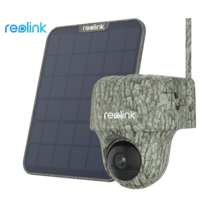Zunanja nadzorna kamera Reolink 3840x2160 LTE/Nano Sim baterija/solarno napajanje 360° mikrofon in zvočnik (Go Series G450)