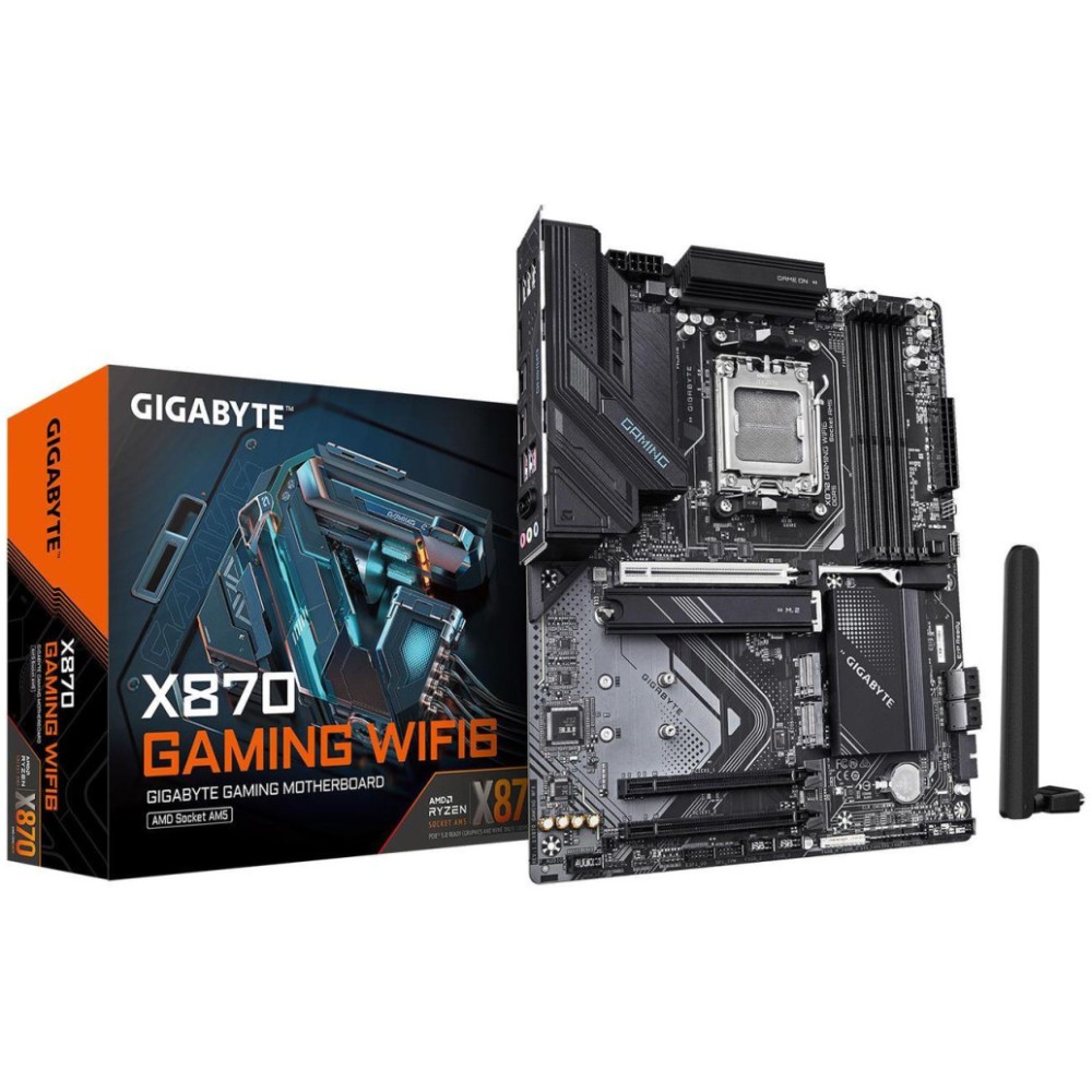 Osnovna plošča AM5 GigaByte X870 GAMING WiFi 6 ATX 1xHDMI GIGABYTE Osnovna plošča AM5 GigaByte X870 GAMING WiFi 6 ATX 1xHDMI
