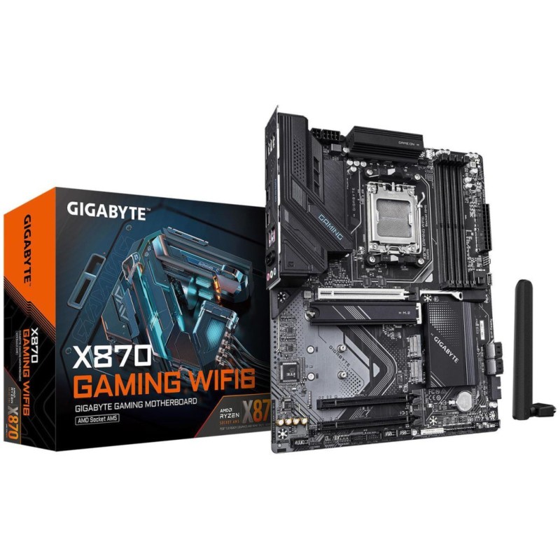 Osnovna plošča AM5 GigaByte X870 GAMING WiFi 6 ATX 1xHDMI GIGABYTE Osnovna plošča AM5 GigaByte X870 GAMING WiFi 6 ATX 1xHDMI