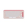 Tipkovnica brezžična + Bluetooth Logitech Pop Icon Keys US international | SLO gravura roza (920-013073) LOGITECH Tipkovnica brezžična + Bluetooth Logitech Pop Icon Keys US international | SLO gravura roza (920-013073)
