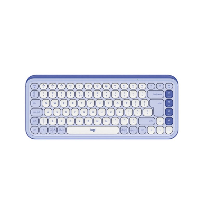 Tipkovnica brezžična + Bluetooth Logitech Pop Icon Keys US international | SLO gravura vijolična (920-013074) LOGITECH Tipkovnica brezžična + Bluetooth Logitech Pop Icon Keys US international | SLO gravura vijolična (920-013074)