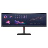 Monitor Lenovo 124,5 cm (49,0) P49w-30 5120x1440 Curved IPS 4ms 2xHDMI DisplayPort 2xThunderbolt4 100W 4xUSB3.2 USB-C-Out HAS Zvočniki 2x5W  DCI-P3-98% RJ45 KVM HDR10 ThinkVision