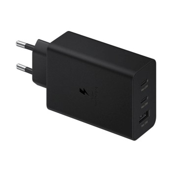 Hišni polnilec 100-240V => 1x USB-A (ž) 2x USB-C 65W Samsung Trio (EP-T6530NBEGEU)