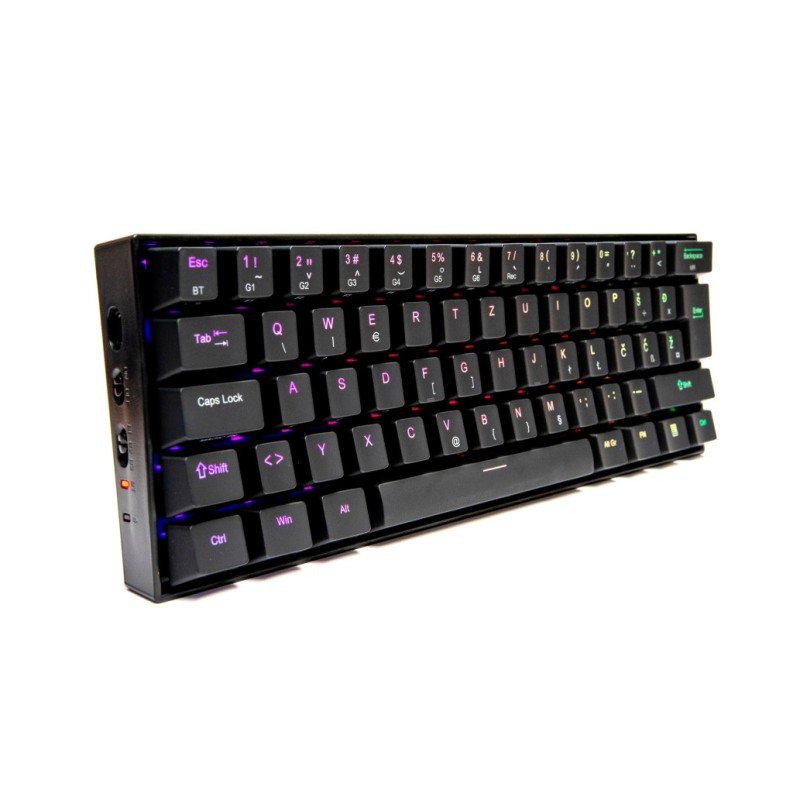 Gaming Tipkovnica USB-C Redragon DRACONIC K530 | SLO gravura črna RGB rjava stikala (10467) Redragon Gaming Tipkovnica USB-C Redragon DRACONIC K530 | SLO gravura črna RGB rjava stikala (10467)