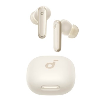 Slušalke brezžične Anker ušesne z mikrofonom BT Soundcore P40i bele ANC (A3955G21)
