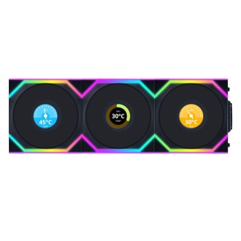 Ventilator Lian-Li UNI FAN SL Wireless LCD 120mm črna ARGB (3 pack + kontroler) Ventilator Lian-Li UNI FAN SL Wireless LCD 120mm črna ARGB (3 pack + kontroler)