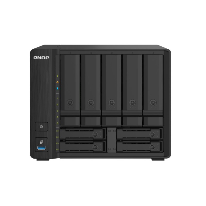 NAS ohišje QNAP TS-932PX za 9 diskov 4GB ram 2x10Gb SFP+ 2x2.5Gb mreža QNAP NAS ohišje QNAP TS-932PX za 9 diskov 4GB ram 2x10Gb SFP+ 2x2.5Gb mreža