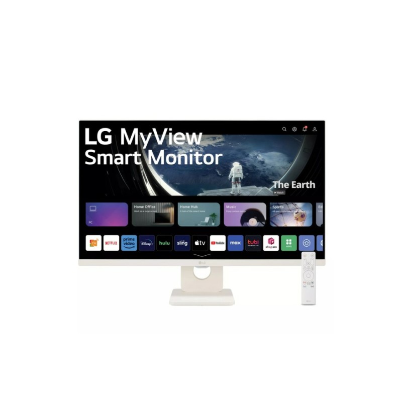 Monitor LG 68,6 cm (27,0) 27SR50F-W 1920x1080 smart TV webOS IPS 5ms 2xHDMI USB Zvočniki 2x5W  HDR10 Daljinec bel LG Monitor LG 68,6 cm (27,0) 27SR50F-W 1920x1080 smart TV webOS IPS 5ms 2xHDMI USB Zvočniki 2x5W  HDR10 Daljinec bel