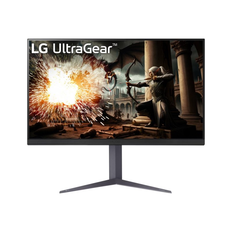 Monitor LG 80 cm (31,5) 32GS75QX 2560x1440 Gaming 180Hz IPS 1ms 2xHDMI DisplayPort Pivot  sRGB99% FreeSync G-Sync Compatible HDR400 UltraGear črna