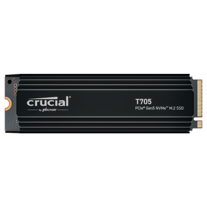 Disk SSD M.2 NVMe PCIe 5.0 4TB Crucial T705 2280 14.100/12600MB/s s hladilnikom (CT4000T705SSD5) CRUCIAL Disk SSD M.2 NVMe PCIe 5.0 4TB Crucial T705 2280 14.100/12600MB/s s hladilnikom (CT4000T705SSD5)