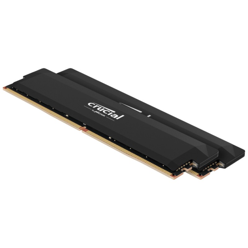 DDR5 32GB 6000MHz CL36 KIT (2x16GB) Crucial Pro Overclocking XMP3.0 1,35V PC, Server črna (CP2K16G60C36U5B) CRUCIAL DDR5 32GB 6000MHz CL36 KIT (2x16GB) Crucial Pro Overclocking XMP3.0 1,35V PC, Server črna (CP2K16G60C36U5B)