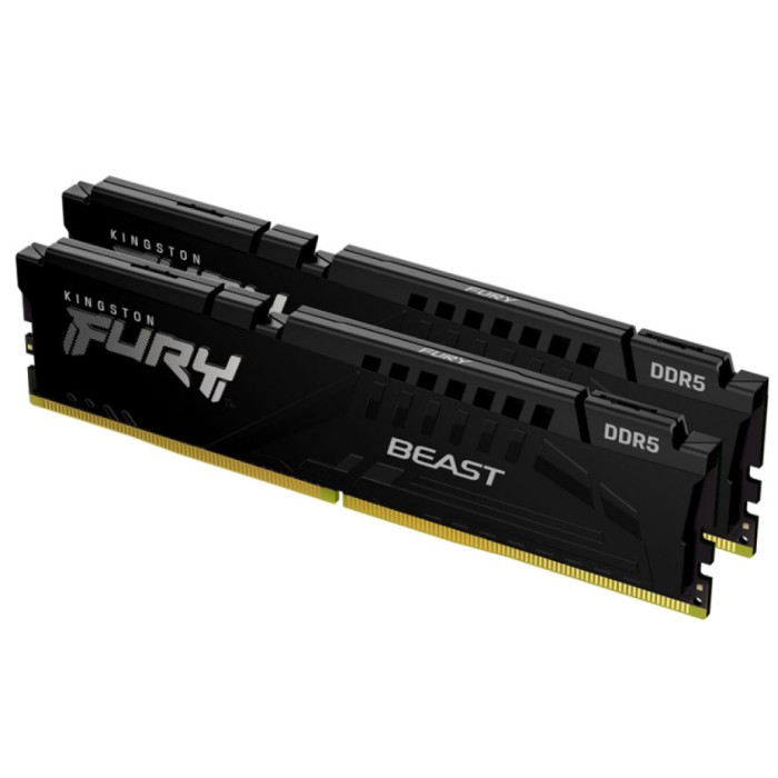 DDR5 32GB 6000MHz CL36 KIT (2x16GB) Kingston Fury Beast 1,35V črna (KF560C36BBE2K2-32) DDR5 32GB 6000MHz CL36 KIT (2x16GB) Kingston Fury Beast 1,35V črna (KF560C36BBE2K2-32)
