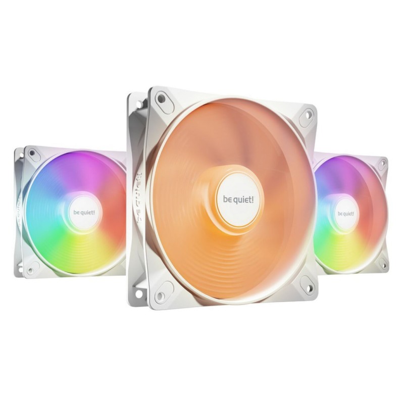 Ventilator be quiet! Light Wings LX 120mm bela RGB (3 pack) be quiet! Ventilator be quiet! Light Wings LX 120mm bela RGB (3 pack)