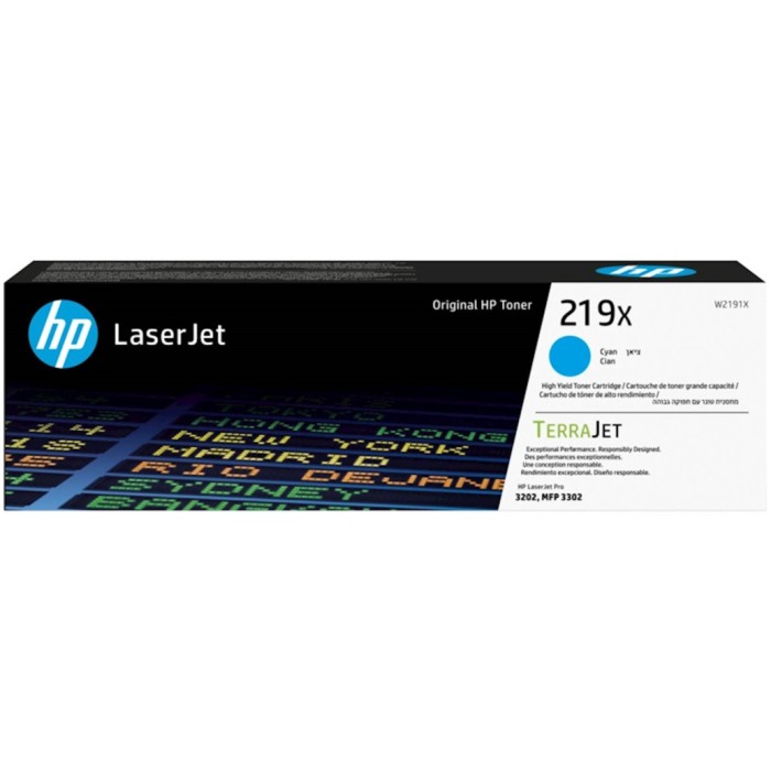 TONER HP 219X CYAN za LJ PRO 3202/MFP 3302 za 2.500 STRANI TONER HP 219X CYAN za LJ PRO 3202/MFP 3302 za 2.500 STRANI
