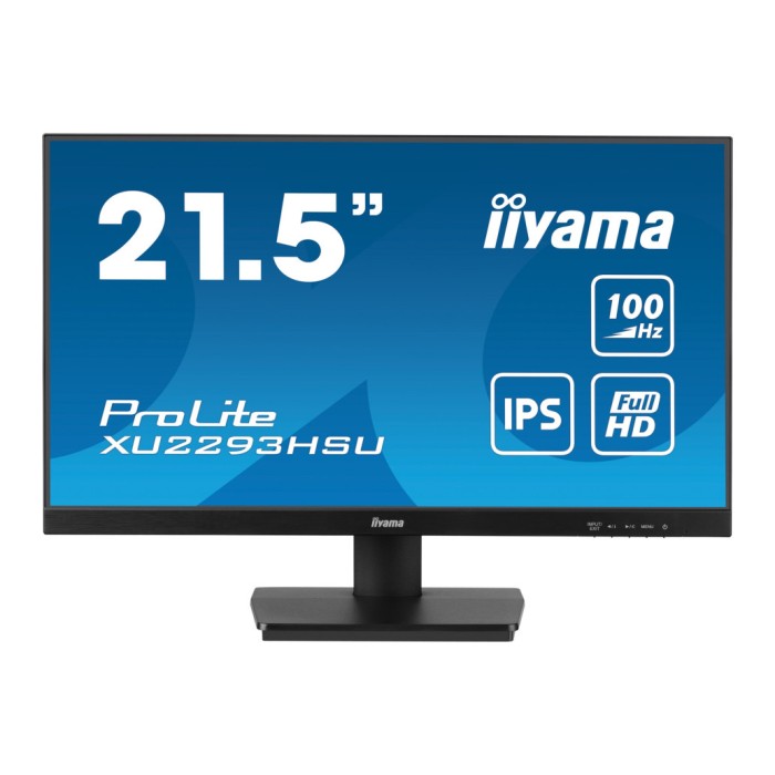 Monitor Iiyama 54,6 cm (21,5) XU2293HSU-B7 1920x1080 100Hz IPS 1ms HDMI DisplayPort 2xUSB2.0 Zvočniki  sRGB96% FreeSync ProLite