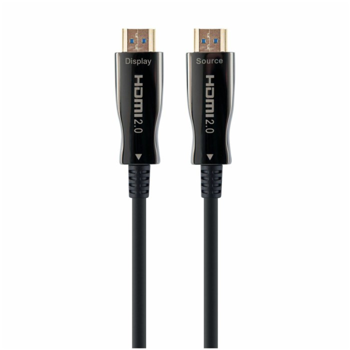 KABEL HDMI/HDMI M/M 10,0m Cablexpert AOC optični pozlačeni kontakti V2,0 UHD 4K z ethernet (CCBP-HDMI-AOC-10M) KABEL HDMI/HDMI M/M 10,0m Cablexpert AOC optični pozlačeni kontakti V2,0 UHD 4K z ethernet (CCBP-HDMI-AOC-10M)