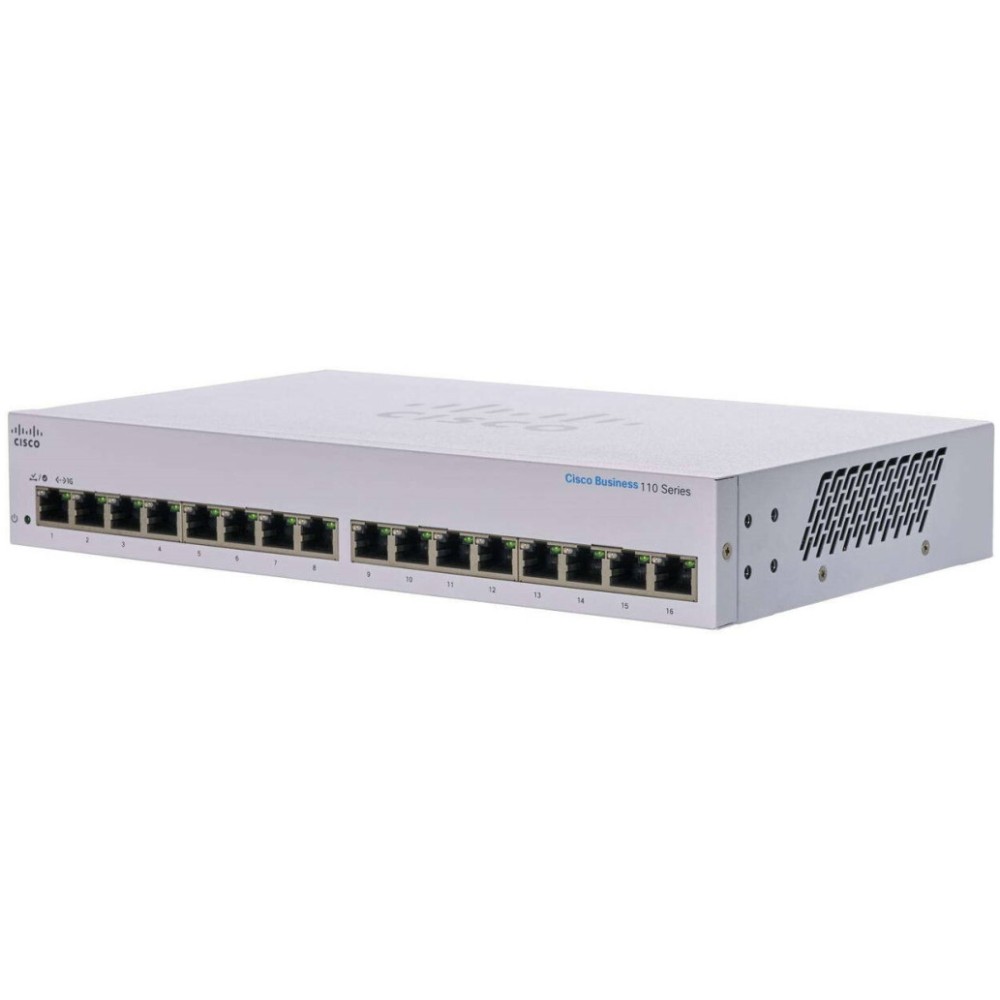 STIKALO 16-PORT Cisco CBS110 10/100/1000 UnManaged (CBS110-16T-EU) Cisco STIKALO 16-PORT Cisco CBS110 10/100/1000 UnManaged (CBS110-16T-EU)