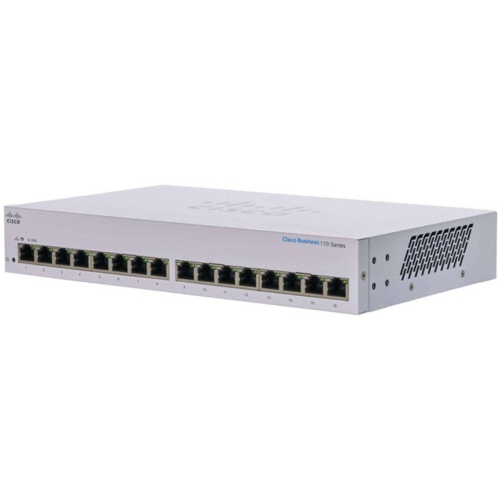 STIKALO 16-PORT Cisco CBS110 10/100/1000 UnManaged (CBS110-16T-EU) STIKALO 16-PORT Cisco CBS110 10/100/1000 UnManaged (CBS110-16T-EU)