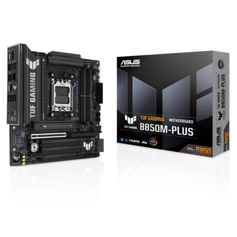 Osnovna plošča AM5 Asus TUF Gaming B850M-Plus microATX 1xHDMI 1xDisplayPort ASUS Osnovna plošča AM5 Asus TUF Gaming B850M-Plus microATX 1xHDMI 1xDisplayPort