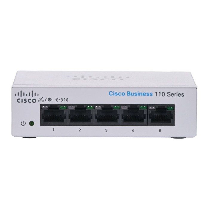 STIKALO 5-PORT Cisco CBS110 10/100/1000 (CBS110-5T-D-EU) STIKALO 5-PORT Cisco CBS110 10/100/1000 (CBS110-5T-D-EU)