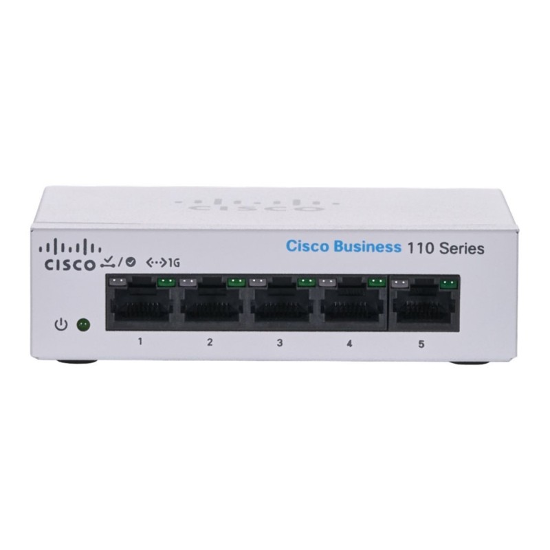 STIKALO 5-PORT Cisco CBS110 10/100/1000 (CBS110-5T-D-EU) Cisco STIKALO 5-PORT Cisco CBS110 10/100/1000 (CBS110-5T-D-EU)