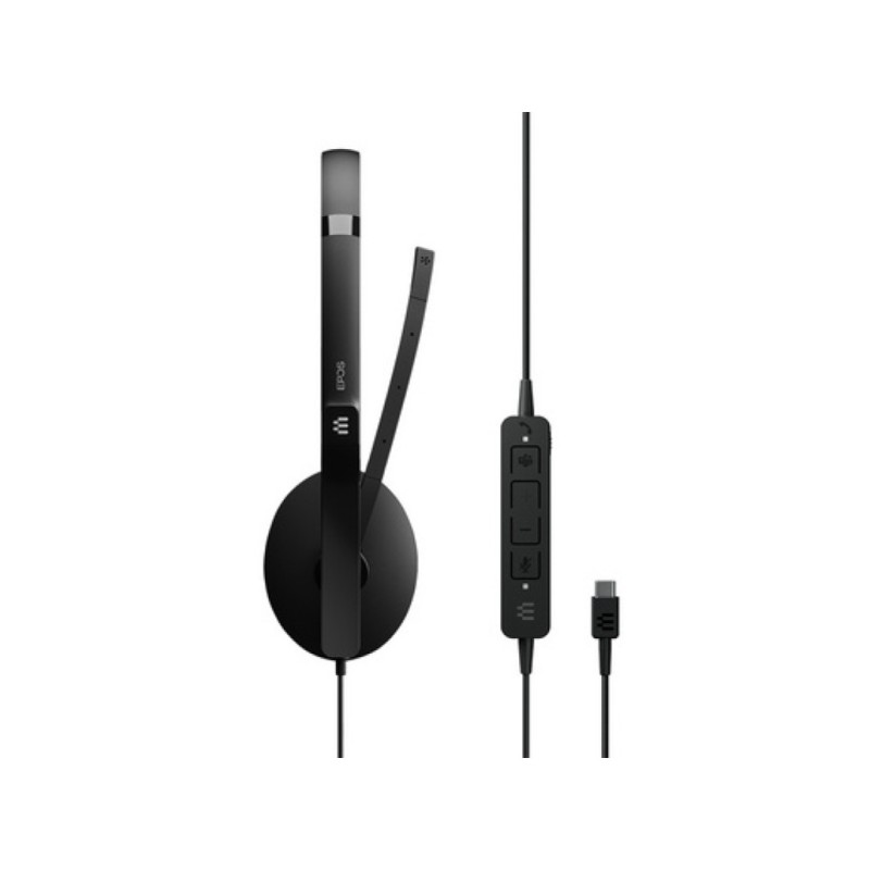 Slušalke žične EPOS naglavne z mikrofonom USB-C ADAPT 160T USB-C II črne (1000905) EPOS Slušalke žične EPOS naglavne z mikrofonom USB-C ADAPT 160T USB-C II črne (1000905)