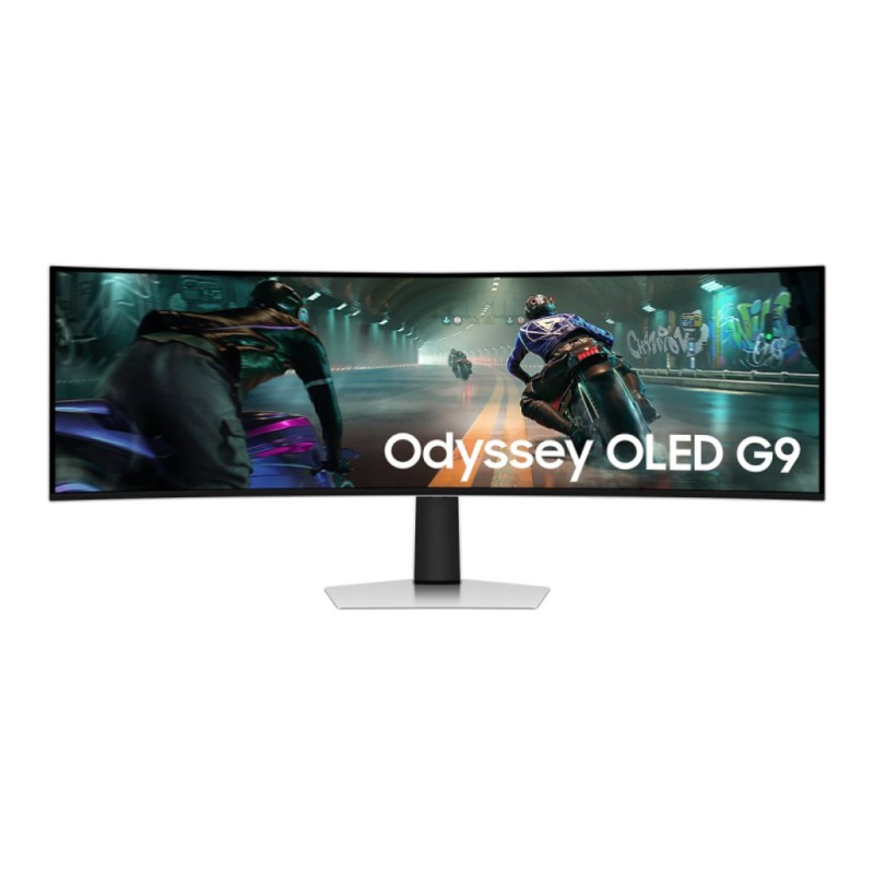 Monitor Samsung 124,5 cm (49,0) S49DG910SU 5120x1440 Curved Gaming 144Hz OLED 0,03ms 2xHDMI DisplayPort USB-C 2xUSB-C-Out HAS DCI-P3-99% FreeSync Premium PRO G-Sync Compatible HDR10+ SAMSUNG Monitor Samsung 124,5 cm (49,0) S49DG910SU 5120x1440 Curved Gaming 144Hz OLED 0,03ms 2xHDMI DisplayPort USB-C 2xUSB-C-Out HAS DCI-P3-99% FreeSync Premium PRO G-Sync Compatible HDR10+