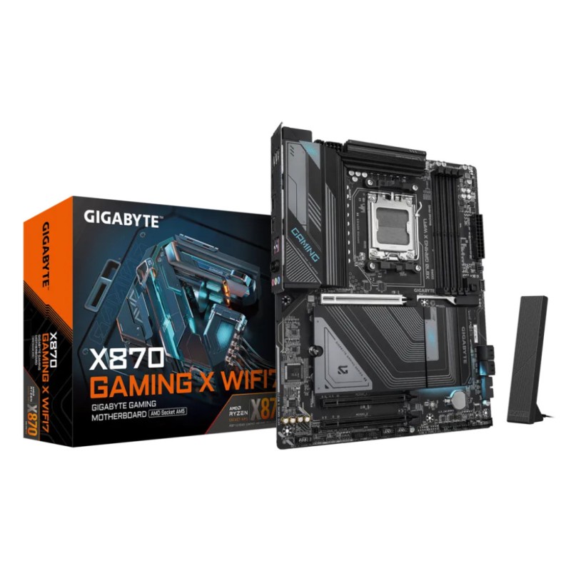 Osnovna plošča AM5 GigaByte X870 GAMING X WIFI7 ATX 1xHDMI 2.1 GIGABYTE Osnovna plošča AM5 GigaByte X870 GAMING X WIFI7 ATX 1xHDMI 2.1
