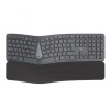 Tipkovnica Bluetooth + USB Ewent Wireless Ergonomic Multi-Connect SLO | Slovenski nabor znakov črno-siva (EW3289) Ewent Tipkovnica Bluetooth + USB Ewent Wireless Ergonomic Multi-Connect SLO | Slovenski nabor znakov črno-siva (EW3289)